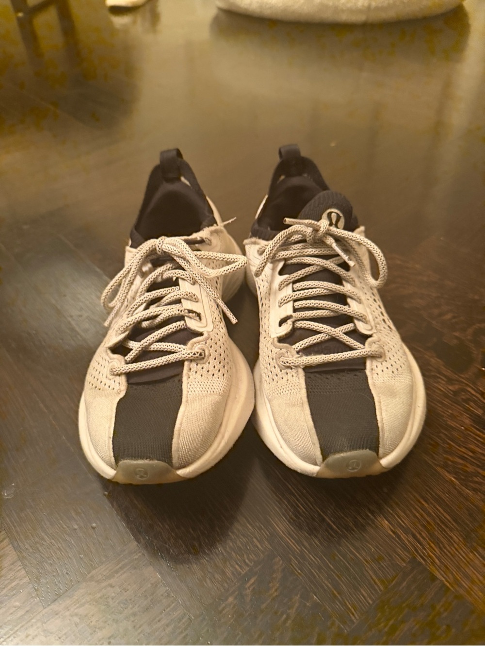 lululemon athletica Beige and Black Women's Athletic Sneakers